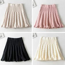 Femme Tricoté Jupe Extensible