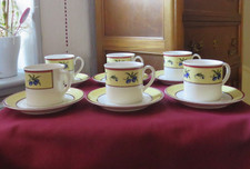 6 tasses a café ou a moka en