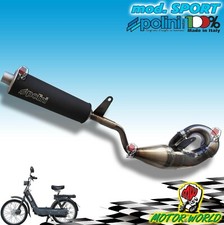 200.0132 Silencieux Pot D'Échappement POLINI Sport Piaggio Ciao Aluminium