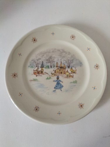 Assiette décorative pillivuyt - assiette,