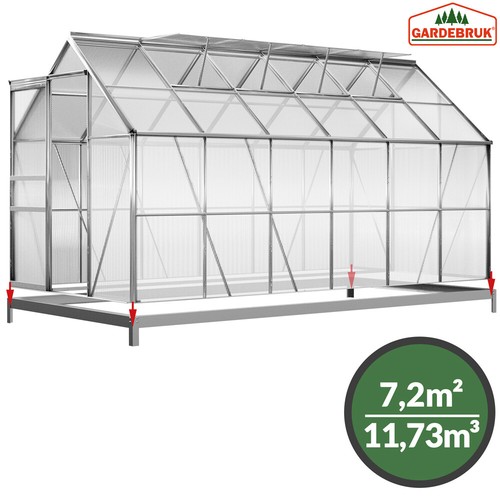 Serre jardin aluminium - de, en
