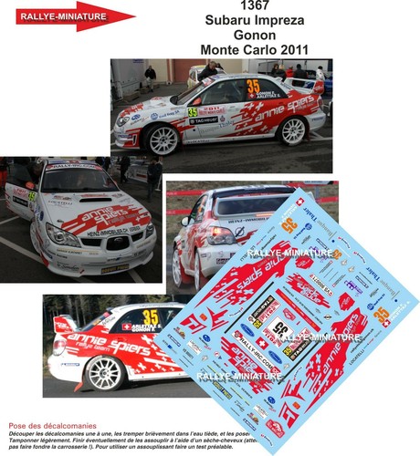 Decals ref 1367 - 1367, subaru