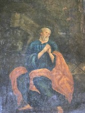 Saint Pierre & Huile sur Toile & XVII Eme Siècle & 17 Eme & Peinture