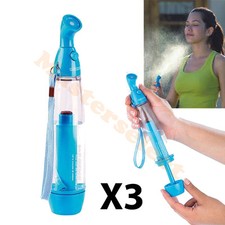 3 VAPORISATEUR BRUMISATEUR RECHARGEABLE POUR A EAU BEBE BOUTEILLE A MAIN SPORT