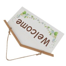  Panneau de bienvenue pour porte d'entrée : plaque murale à suspendre -