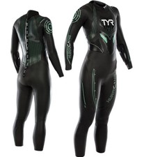 TYR Hurricane Category Cat 3 triathlon wetsuit Womens Small S, bag & accs