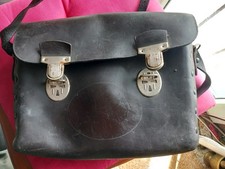 Sacoche En Cuire SNCF Ancienne