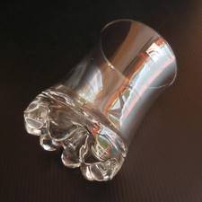 Verre cristal eau alcool art
