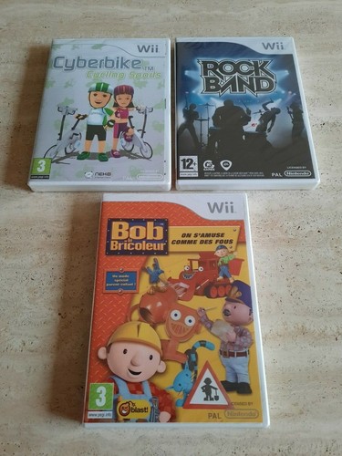 Lot jeux nintendo wii - lot, x3