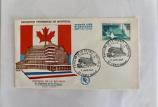 REUNION 1967 enveloppe 1er jour  expo pavillon France a Montréal