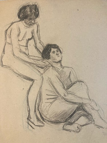 Dessin portrait 1910 - dessin,