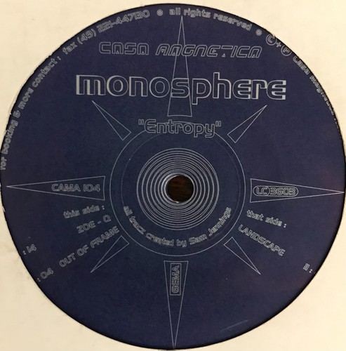 Monosphere entrophy casa - entrophy,