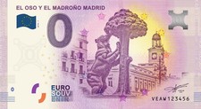 Billet Souvenir 2025 Espagne El Oso Y el Madrono Madrid