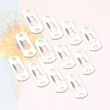 20pcs plat droite 2 trous