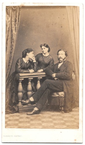 Photo cdv frères soeurs - photo,