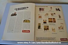 Publicité maison LUNDBY,  Magazine la maison de Marie-Claire découpage, meubles,