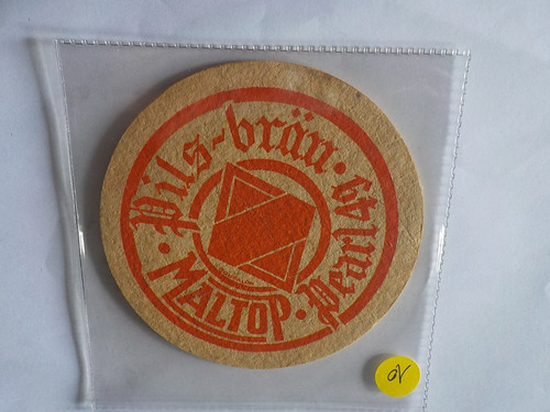 Sous bock ancien - , biere