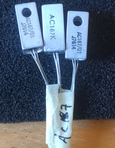 Transistor ac187 germanium - ac187/01,