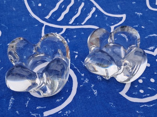 Bougeoirs en cristal - en,
