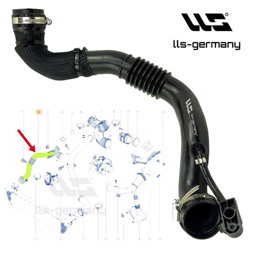 Durite turbo - de, de