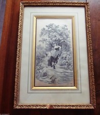 Tableau soie tissée jacquard - soie,