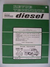 revue technique automobile RTA DIESEL camion SAVIEM - MAN n° 97 D