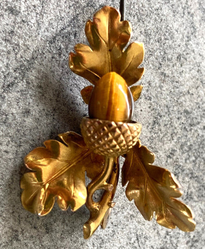 Broche ancienne 19eme or - en,