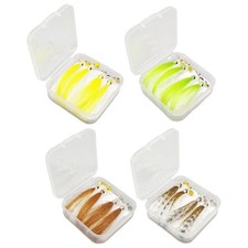 4 pièces leurres de pêche à