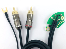 Technics SL 1200 1210 MK2 MK3 MK3D MK3D MK5 MK6 Câble rca phono avec masse | 4V