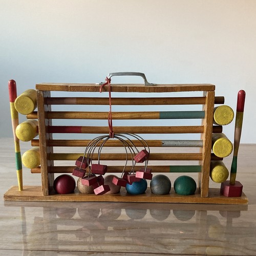 Mini jeu croquet ancien - mini, de