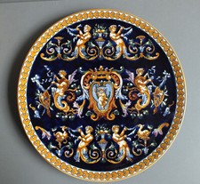 BEAU ET GRAND PLAT EN FAIENCE