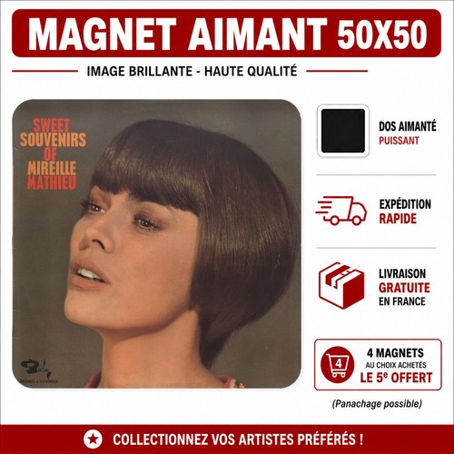 Magnet mireille mathieu sweet - mireille,