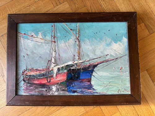 Ancienne peinture vue - ancienne, de
