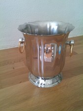 Seau à Champagne Guy Degrenne 18.8 Inox Made In France anses dorées à l'or fin