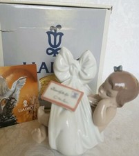 Lladro Retired HEAVEN'S GIFT WITH CARD (GIRL) SKU 01006627  6627
