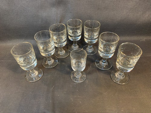 Lot anciens verres petits - lot, 8