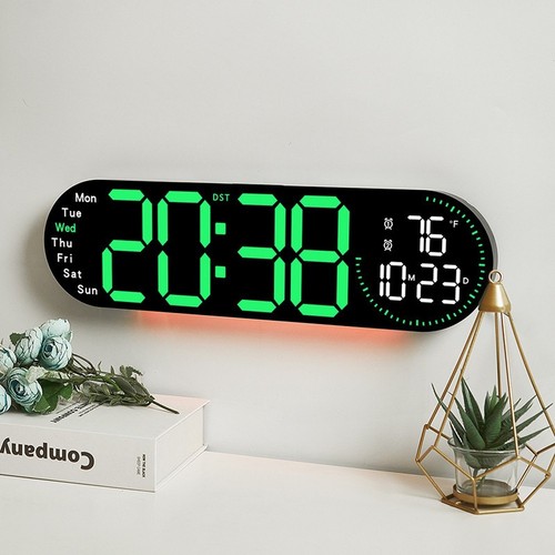 Horloge murale led grand - murale,