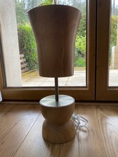 Lampe en bois  de tilleul et