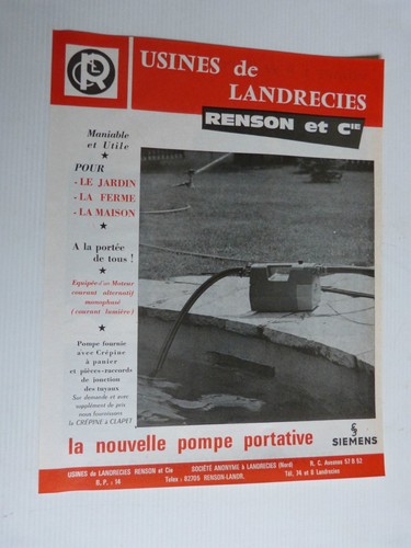 Prospectus catalogue agricole - ,