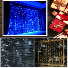 200/300 LED Rideau Fairy Lumières Imperméable Extérieur & Intérieur Fête &