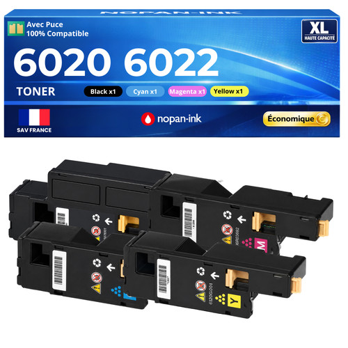6020 pack toners - 6020,