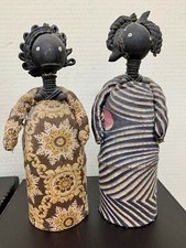 RARE PAIRE DE STATUES