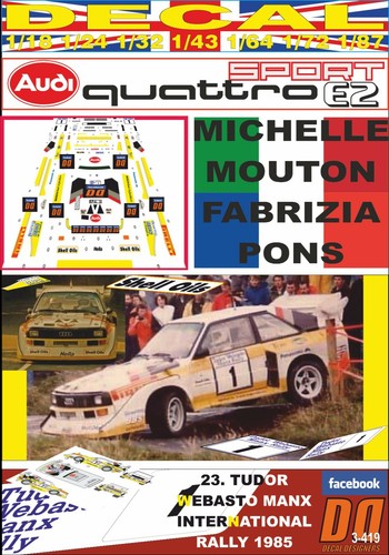 Decal audi quattro sport - audi, e2