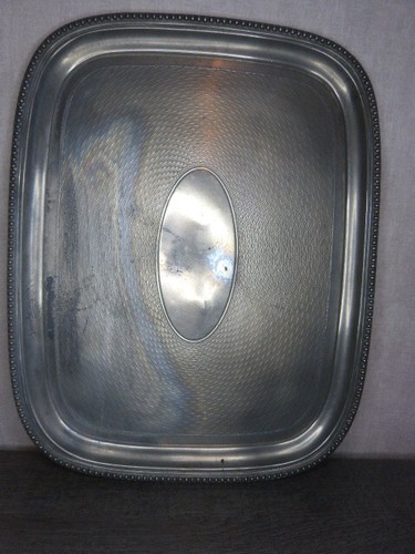 Ancien grand plat métal - ancien,