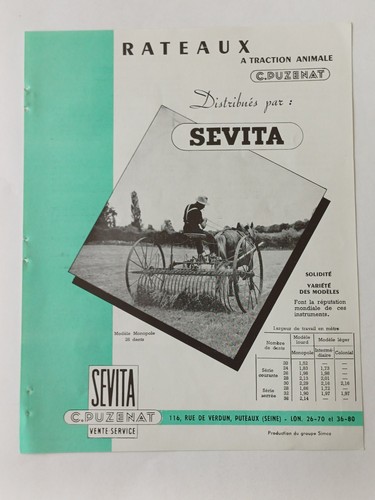 Prospectus années 50 - prospectus,