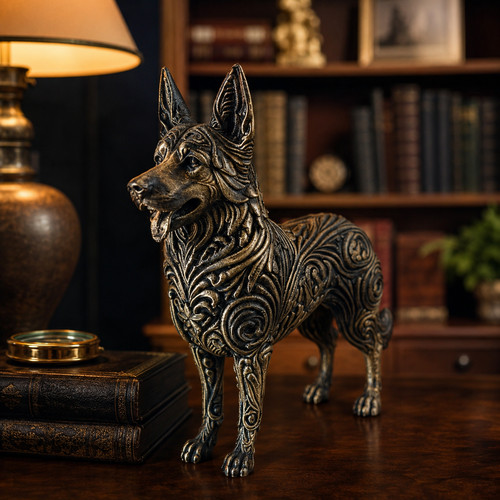 Sculpture berger allemand - allemand, 15