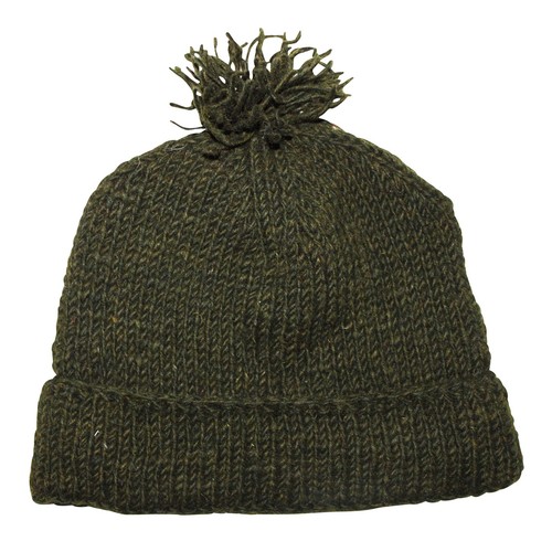 Bonnet laine avec - laine, pompon
