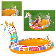 Piscine Avec Arroseur Girafe 266 X 157 Pour 127 CM Enfants Jardin Maison 3359