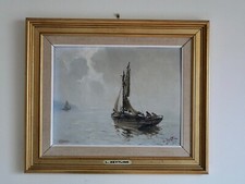 Tableau ancien huile sur panneau Léon Zeytline