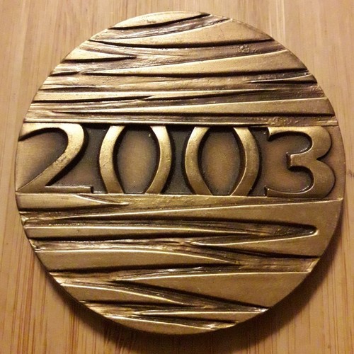 Médaille 2003 65mm bronze - mÉdaille,